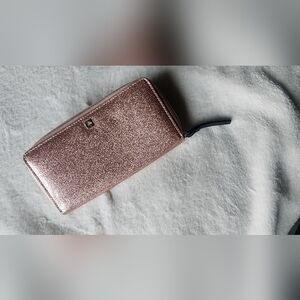 Kate spade Rose Gold Sparkly Wallet